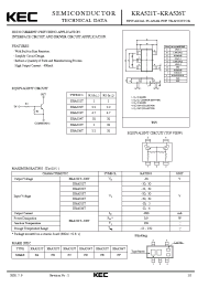 Datasheet KRA522T manufacturer KEC